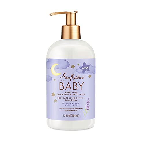 SheaMoisture Baby Shampoo & Bath Milk — Manuka Honey, 13 oz